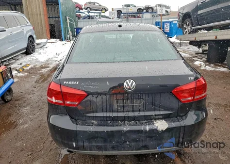 2014 Volkswagen Passat S из США, поврежденный, VIN 1VWAT7A33EC057602